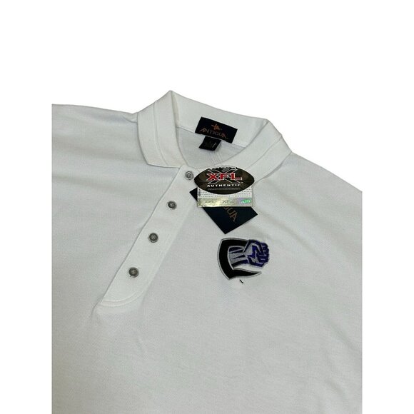 Vintage XFL Chicago Enforcers Men's Large Polo Shirt NWT New with Tags Deadstock - Picture 1 of 7